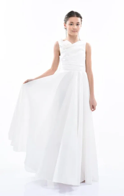 Tulleen Kids'  Lenelle Dress In White