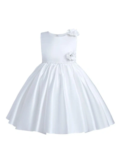 Tulleen Little Girl's & Girl's Denali Dress In White