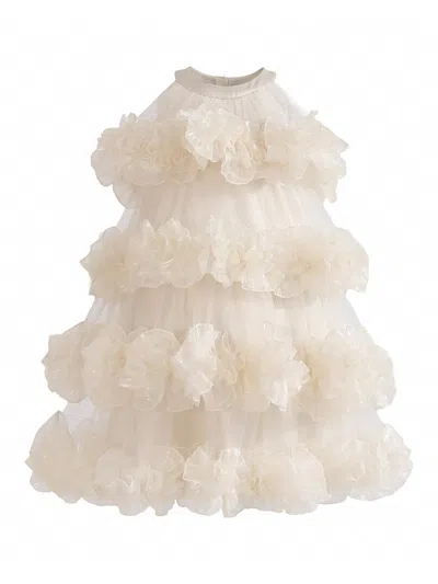 Tulleen Kids' Little Girl's & Girl's Elysia Dress In Neutral