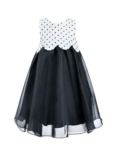 Tulleen Little Girl's & Girl's Menorca Dress In Black Multi