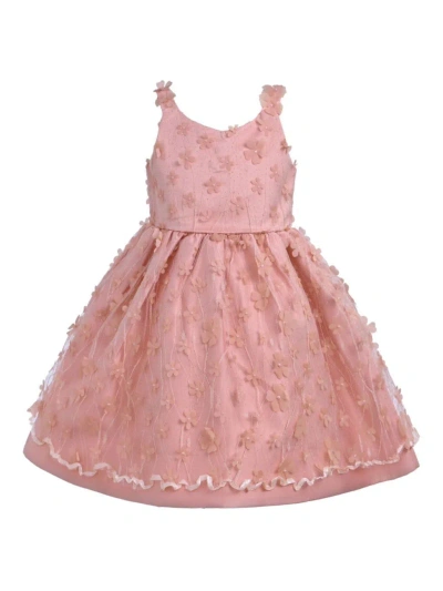 Tulleen Little Girl's & Girl's Ravine Dress In Peach Pink