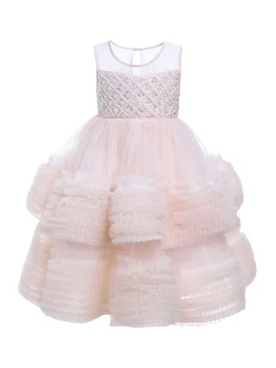 Tulleen Little Girl's & Girl's Sweetberry Dress In Pink
