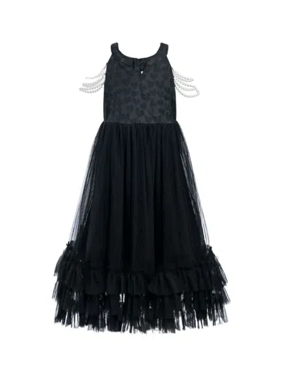 Tulleen Little Girl's & Girl's Tripoli Dress In Black