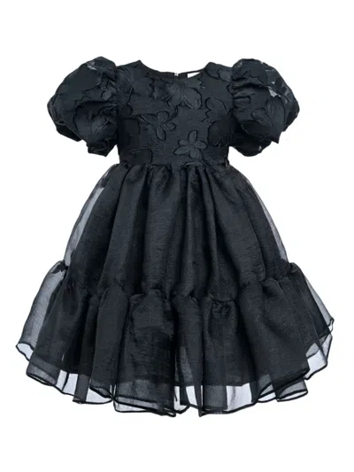 Tulleen Little Girl's & Girl's Winona Dress In Black