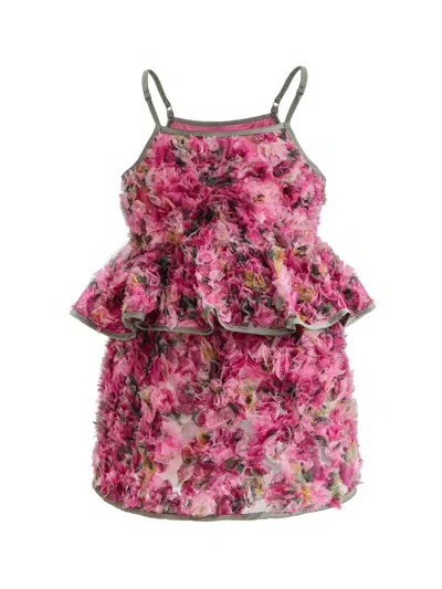 Tulleen Little Girl's & Girl's Zinnia Skirt Set In Pink