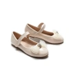 Tulleen Lucille Bow Flats In White