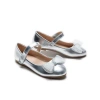 Tulleen Kids'  Lydia Bow Flats In Silver