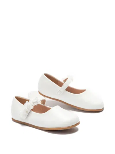 Tulleen Babies' Lyra Flower Ballet Flats In White