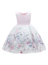 Tulleen Mabel Floral-print Dress In White