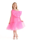 Tulleen Kids'  Maggi Dress In Neon Pink