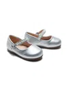 Tulleen Margot Pearl Band Flats In Silver