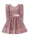 Tulleen Merribrook Bow Sequin-embellished Dress In Pink