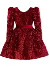 Tulleen Merribrook Sequin-embellished Dress In Red