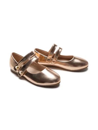 Tulleen Kids' Metallic-finish Ballerina Shoes