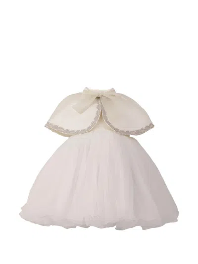 Tulleen Babies' Mirelda Blossom Gown In Neutral