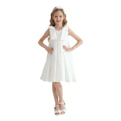 Tulleen Kids'  Palermo Dress In Ivory