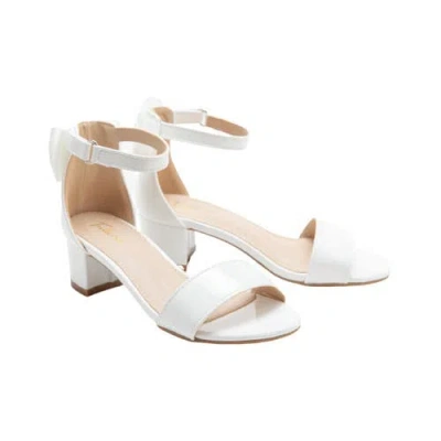 TULLEEN TULLEEN PATENT BANDED BLOCK HEELS