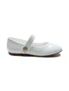 Tulleen Patent-finish Ballerina Shoes In White