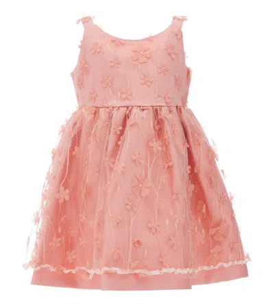 TULLEEN TULLEEN PEACH RAVINE FLORAL DRESS