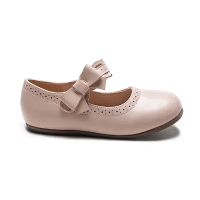 Tulleen Pink Ribbon Banded Flats In Black