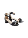 Tulleen Kids' Pleated Block-heels Sandals In Black