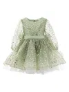 Tulleen Pradera Bow-detailing Dress In Green