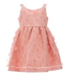 Tulleen Ravine Floral-appliqué Dress In Coral