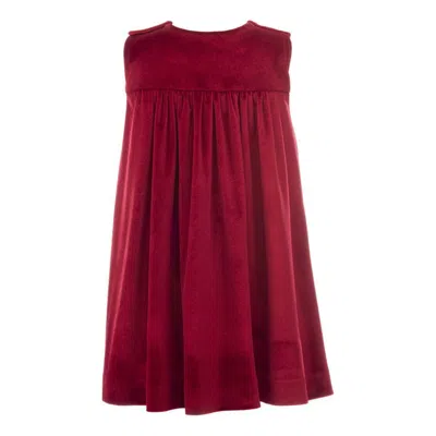 Tulleen Kids'  Red Sleeveless Bow Dress