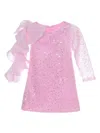 Tulleen Reem Sequin-embellished Dress In Pink