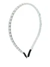 Tulleen Rhinestone-embossed Head Band In Blue