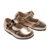 Tulleen Babies'  Ribbon Banded Flats In Champagne