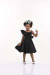 Tulleen Kids'  Riviera Dress In Black