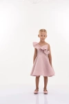 Tulleen Kids'  Riviera Dress In Blush