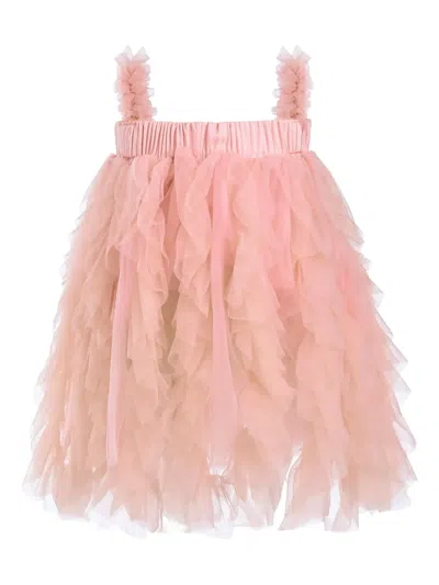 TULLEEN RUFFLED TULLE DRESS