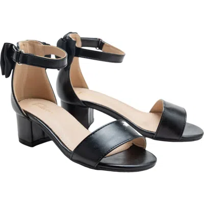 TULLEEN TULLEEN SATIN BANDED BLOCK HEELS