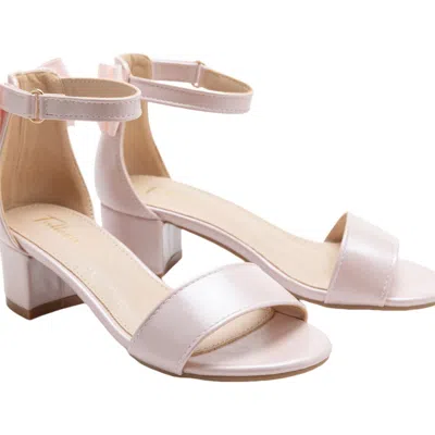 TULLEEN TULLEEN SATIN BANDED BLOCK HEELS