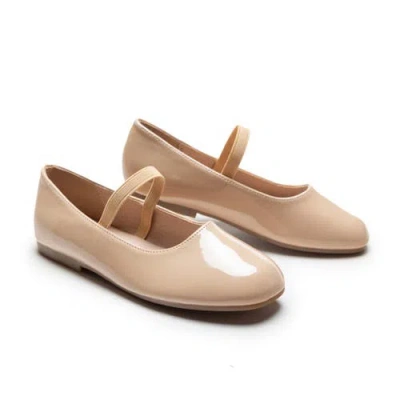 Tulleen Kids'  Satin Colette Flats In Sand