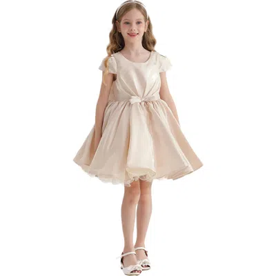 Tulleen Kids'  Solera Dress In Champagne