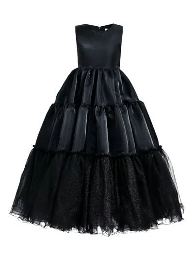 Tulleen Kids' Teola Dress In Black