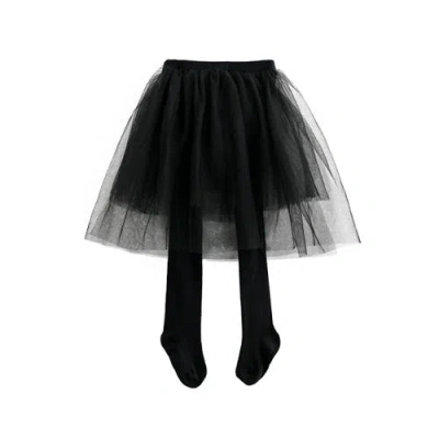 Tulleen Kids'  Tulle Twirl Skirt In Black