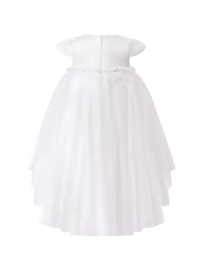 Tulleen Kids' Valestra Sequin Embellished Formal Dress In White