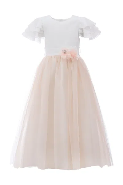 TULLEEN TULLEEN WHITE ALMERIA TEACUP GOWN