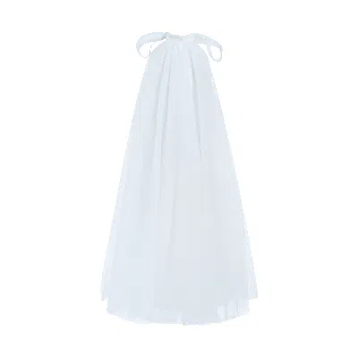 TULLEEN TULLEEN WHITE SLEEVELESS OCALA DRESS