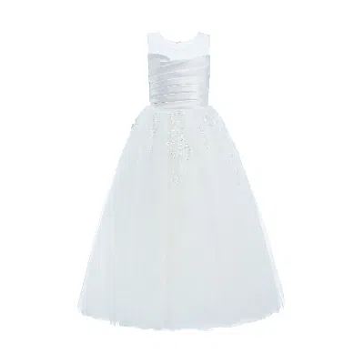 TULLEEN TULLEEN WHITE SLEEVELESS VIVIAN DRESS