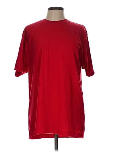 Pre-owned Tultex Active T-shirt In Red