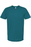 Tultex Combed Cotton T-shirt In Blue