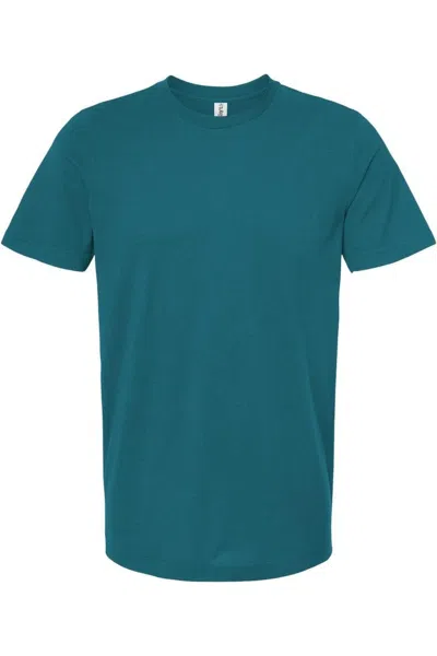 Tultex Combed Cotton T-shirt In Blue