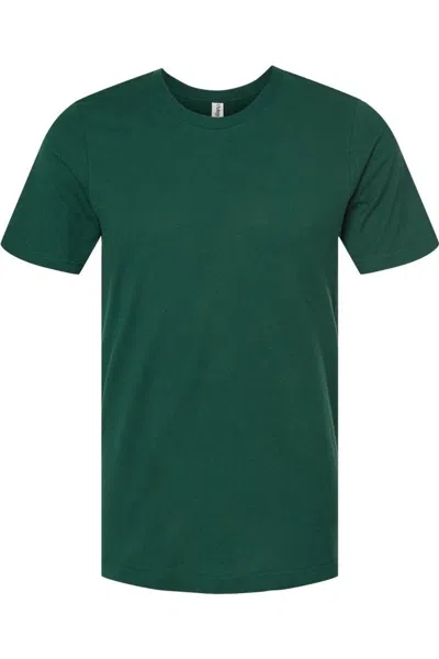 Tultex Combed Cotton T-shirt In Green