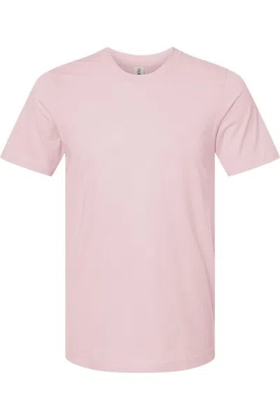 Tultex Combed Cotton T-shirt In Pink