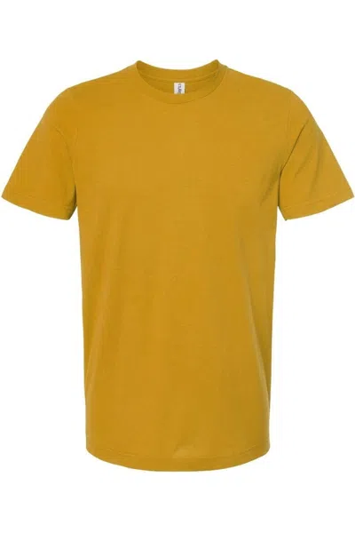 Tultex Combed Cotton T-shirt In Yellow